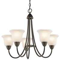 Mid Sized Chandelier 25-1/4" Width