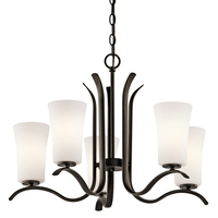 Mid Sized Chandelier 25-1/4" Width