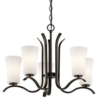 Mid Sized Chandelier 25-1/4" Width Mid Sized Chandelier 25-1/4" Width