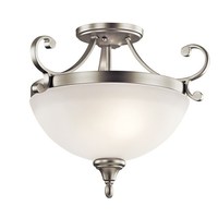 Semi Flush Mount 17-1/4" Width