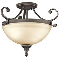 Semi Flush Mount 17-1/4" Width
