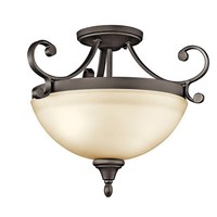 Semi Flush Mount 17-1/4" Width Semi Flush Mount 17-1/4" Width