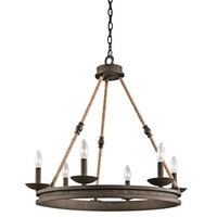 Mid Sized Chandelier 25" Width
