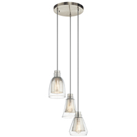 Multi Light Pendant 14-1/2" Width Multi Light Pendant 14-1/2" Width