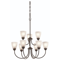 Mid Sized Chandelier 28" Width