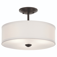 Semi Flush Mount 14" Width