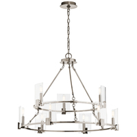 Mid Sized Chandelier 32-3/4" Width