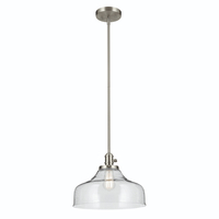 Down Light Pendant 14-1/2" Width