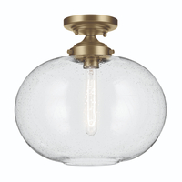 Semi Flush Mount 14-1/2" Width