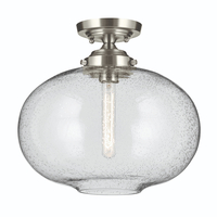 Semi Flush Mount 14-1/2" Width