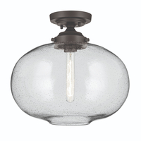 Semi Flush Mount 14-1/2" Width