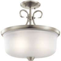 Semi Flush Mount 14" Width