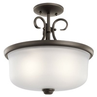 Semi Flush Mount 14" Width