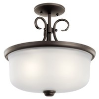 Semi Flush Mount 14" Width