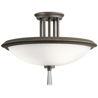 Semi Flush Mount 16-1/2" Width Semi Flush Mount 16-1/2" Width