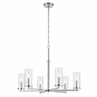 Mid Sized Chandelier 32-1/4" Width