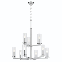 Mid Sized Chandelier 32-1/4" Width