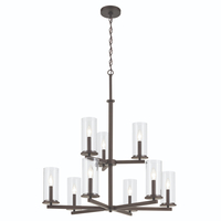 Mid Sized Chandelier 32-1/4" Width