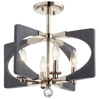 Semi Flush Mount 17-3/4" Width