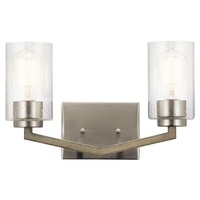 Bathroom Lighting (2 Bulbs) 14-1/2" Width