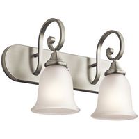 Bathroom Lighting (2 Bulbs) 18" Width Bathroom Lighting (2 Bulbs) 18" Width