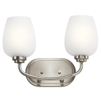 Bathroom Lighting (2 Bulbs) 14-1/2" Width