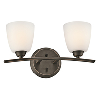 Bathroom Lighting (2 Bulbs) 17" Width