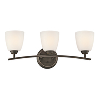 Bathroom Lighting (3 bulbs) 25" Width