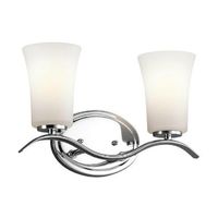 Bathroom Lighting (2 Bulbs) 14" Width Bathroom Lighting (2 Bulbs) 14" Width