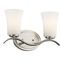 Bathroom Lighting (2 Bulbs) 14" Width Bathroom Lighting (2 Bulbs) 14" Width