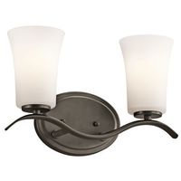 Bathroom Lighting (2 Bulbs) 14" Width Bathroom Lighting (2 Bulbs) 14" Width
