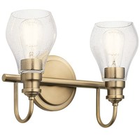 Bathroom Lighting (2 Bulbs) 14-1/4" Width