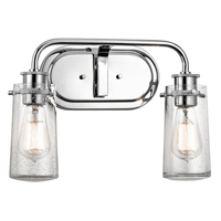 Bathroom Lighting (2 Bulbs) 15" Width