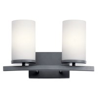 Bathroom Lighting (2 Bulbs) 15" Width