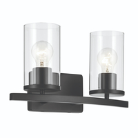Bathroom Lighting (2 Bulbs) 15-1/4" Width