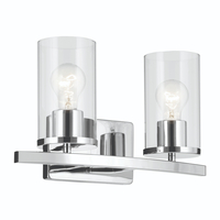 Bathroom Lighting (2 Bulbs) 15-1/4" Width