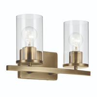 Bathroom Lighting (2 Bulbs) 15-1/4" Width