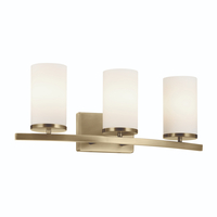 Bathroom Lighting (3 bulbs) 23" Width