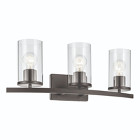 Bathroom Lighting (3 bulbs) 23" Width