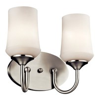 Bathroom Lighting (2 Bulbs) 13" Width