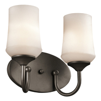 Bathroom Lighting (2 Bulbs) 13" Width Bathroom Lighting (2 Bulbs) 13" Width