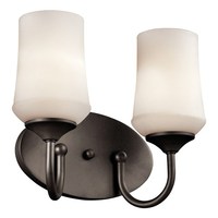 Bathroom Lighting (2 Bulbs) 13" Width