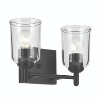 Bathroom Lighting (2 Bulbs) 12-1/2" Width