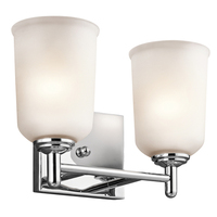 Bathroom Lighting (2 Bulbs) 12-1/2" Width Bathroom Lighting (2 Bulbs) 12-1/2" Width