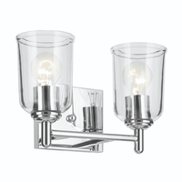 Bathroom Lighting (2 Bulbs) 12-1/2" Width