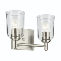 Bathroom Lighting (2 Bulbs) 12-1/2" Width