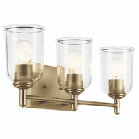 Bathroom Lighting (3 bulbs) 21" Width