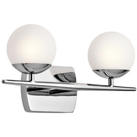 Bathroom Lighting (2 Bulbs) 16-1/2" Width Bathroom Lighting (2 Bulbs) 16-1/2" Width