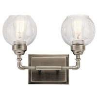 Bathroom Lighting (2 Bulbs) 14-3/4" Width