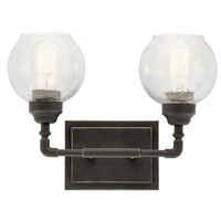 Bathroom Lighting (2 Bulbs) 14-3/4" Width Bathroom Lighting (2 Bulbs) 14-3/4" Width
